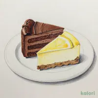 チョコレートケーキ&レモンチーズケーキ