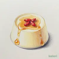 杏仁プリン