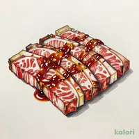 脂身カルビ焼