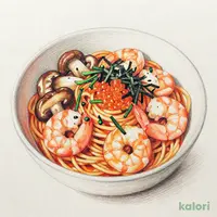 エビと舞茸の明太子