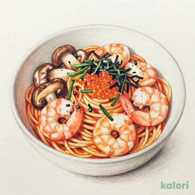 エビと舞茸の明太子