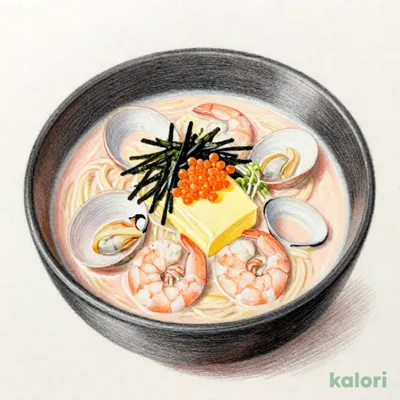 お持ち帰り エビの明太子クリームスープパスタ