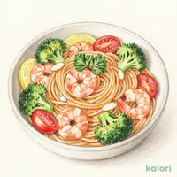 エビとブロッコリーのレモンバターソース