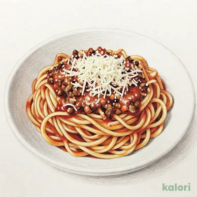 フェットチーネ モッツァレラチーズのボロネーゼ