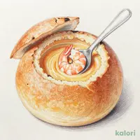 窯焼き エビのビスククリーム