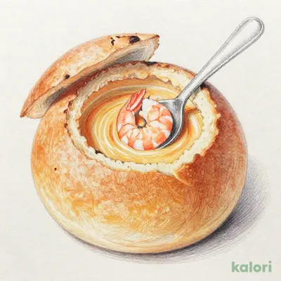 窯焼き エビのビスククリーム