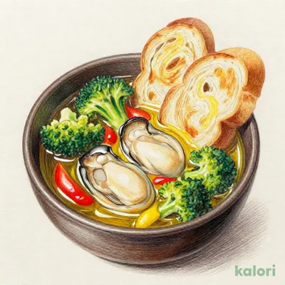 牡蠣のアヒージョ