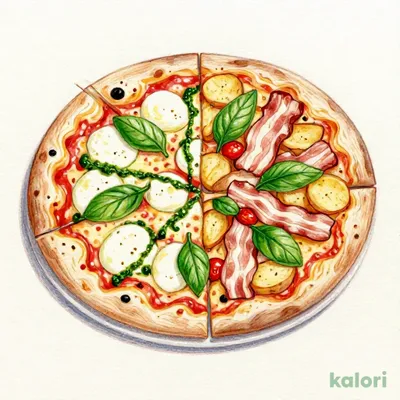 Pizza Half & Half Premium Margherita & Genovese