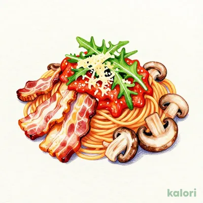 Takeout Smoked Bacon and Mushroom Boscaiola