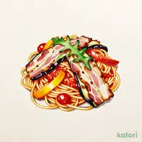 Smoked Bacon and Summer Vegetable Tomato Pasta