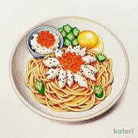 “冷製カッペリーニ” ずわい蟹のねばとろ明太子和風