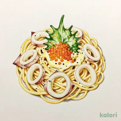 Squid in Mentaiko Cream
