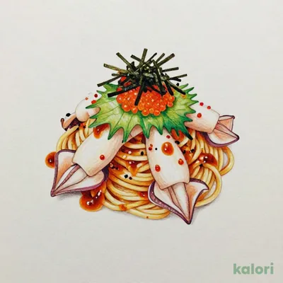 明太子とイカ