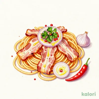 Bacon and Onion Peperoncino