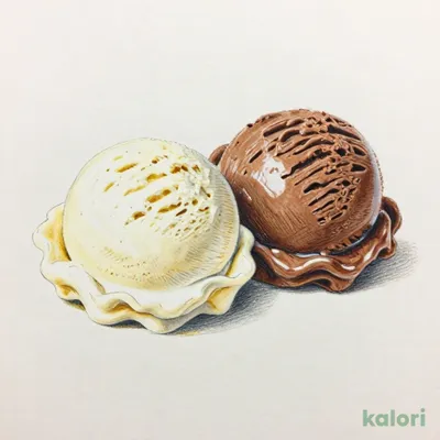 ダブルジェラート(バニラ・チョコ)