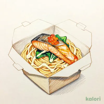 お持ち帰り サーモンハラスといくらの明太子クリーム