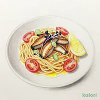 炙りウナギのアーリオ・オーリオ ～レモン風味～