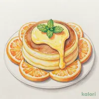 八天堂とろけるカスタードくりーむのブリュレパンケーキ1枚（早生みかん）