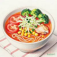 野菜の恵み！トマト味噌らーめん