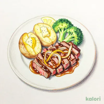 希少部位　みすじステーキ和風オニオンソース