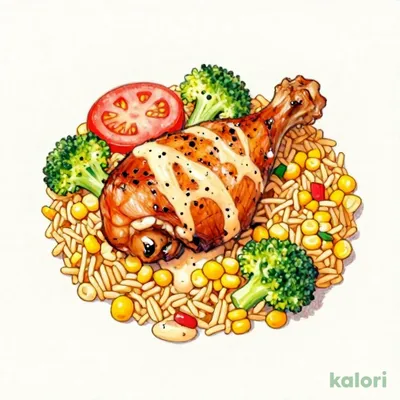 タンドリーチキン＆メキシカンピラフ