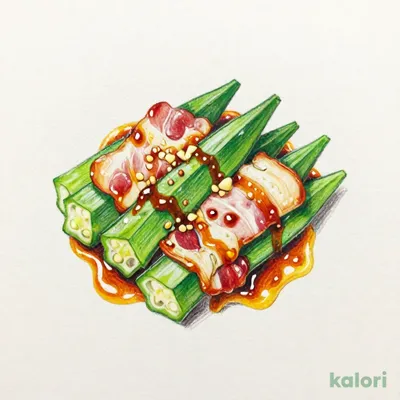 オクラのオーブン焼き