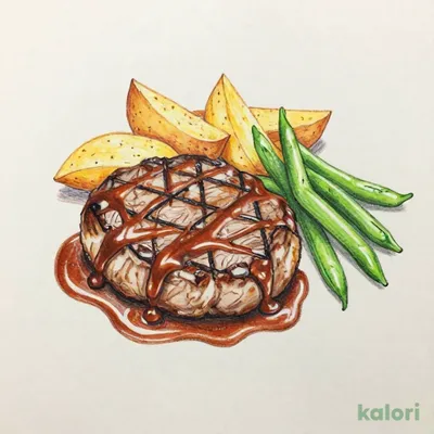 ハンバーグ＆ヒレコロステーキ