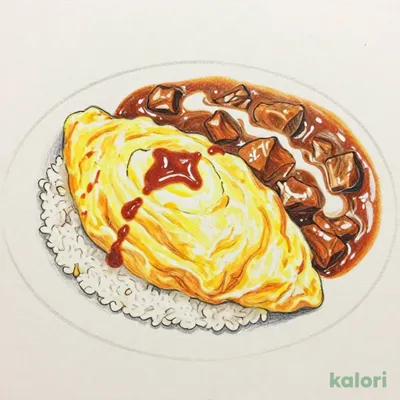 ビーフシチューオムライス