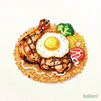 Tandoori Chicken & Mexican Pilaf + Fried Egg + Selectable Appetizer Set