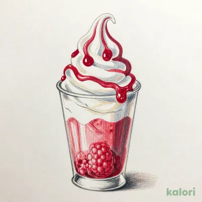 盛り盛りソフトクリームトッピングラズベリーソース
