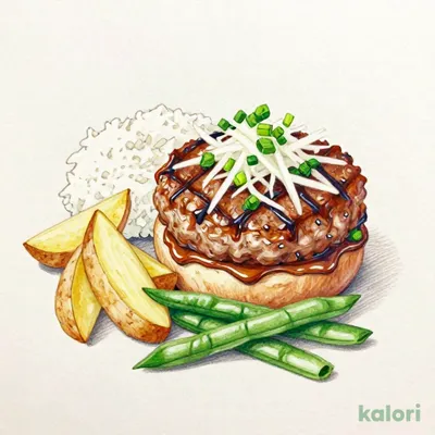 【ジョナ得ランチ】ねぎたっぷり和風おろしハンバーグ（ライス付）