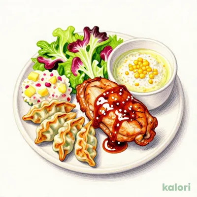 Daily Special: Teriyaki Grilled Chicken & Fried Gyoza