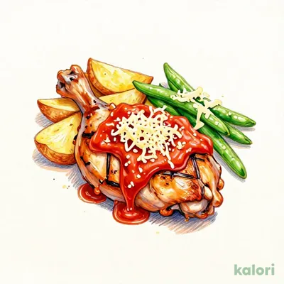 Grilled Chicken with Tomato Sauce