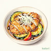 Fried Chicken Simmered in Grated Daikon Sauce Set Meal