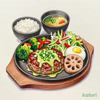 100% Angus Beef Hamburger Steak with Salted Scallion Sauce Set