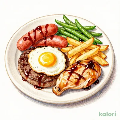 Mixed Grill & Fried Egg