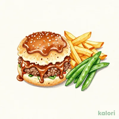 ハンバーグ　デミグラスソース