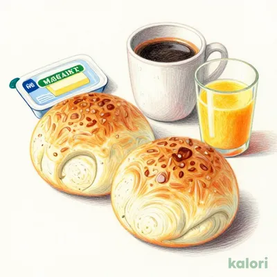米粉入りパン＆ドリンクバーセット