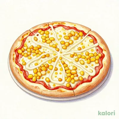 Small Mayo Corn Pizza