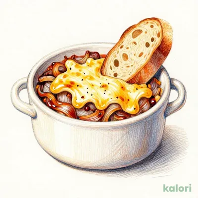 国産玉ねぎを飴色になるまでじっくり炒めた、こだわりのオニオングラタンスープ