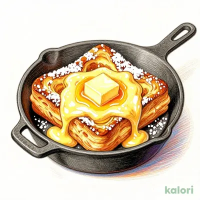 焼きたてデニッシュのフレンチトーストモーニング