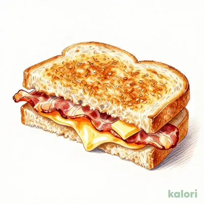 ベーコンチーズサンド（単品）
