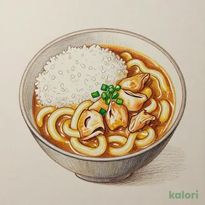 カレー南蛮うどん+ご飯