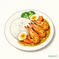 武蔵野スパイスカレー+海老フライ+選べるアペタイザーセット(ドリンクバーつき)