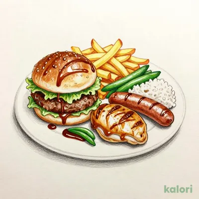 【ジョナ得ランチ】ミックスグリル（ライス付）