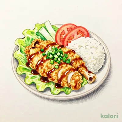 【ジョナ得ランチ】竜田チキン甘辛醤ソース（ライス付）