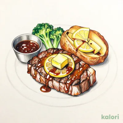 Rare Cut Misuji Steak with Soy Garlic Sauce
