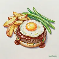 【ジョナ得ランチ】デミたまハンバーグ（ライス付）