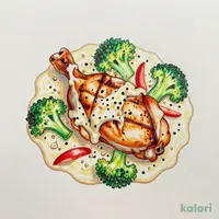 【ジョナ得ランチ】若鶏のグリル　シュクメルリソース（ライス付）