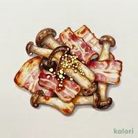きのこのガーリックバター醤油ソース